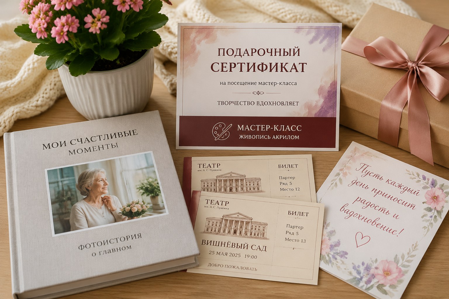 Что подарить маме на пенсии кроме шарфа и крема — идеи с эмоциями