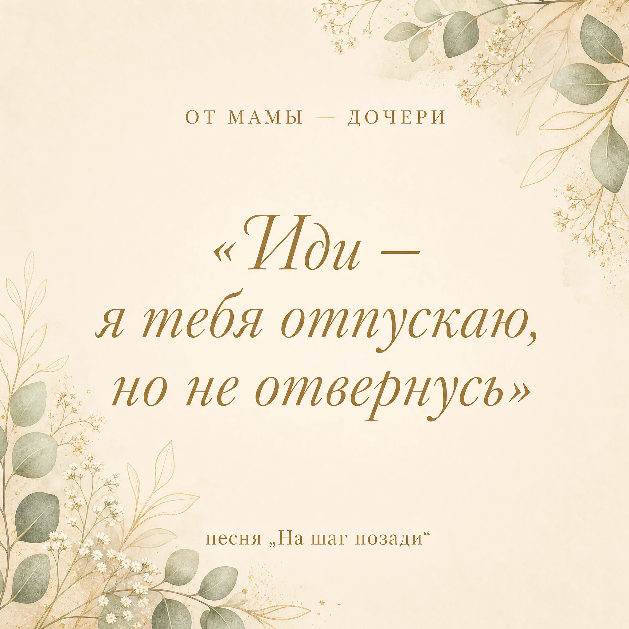 Песня на свадьбу от мамы дочери, пример с текстом